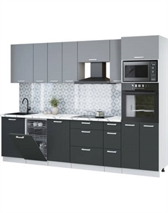 Кухонный гарнитур Интерлиния Мила Лайт 2.9-ПМ3