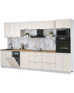 Кухонный гарнитур Интерлиния Мила Лайт 3.3-ПМ3