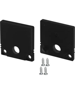 Заглушка для профиля Arlight SL-SLIM20-H20 BLACK с отверстием / 047637