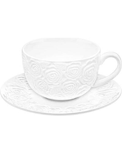 Чашка с блюдцем Elan Gallery Розы / 540931 Elan gallery