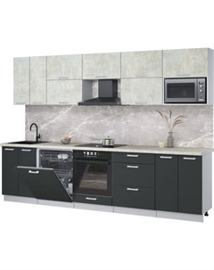 Кухонный гарнитур Интерлиния Мила Лайт 3.0-ПМ2