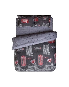 Комплект постельного белья Amore Mio Сатин Voyage Евро / 53753 Amore mio