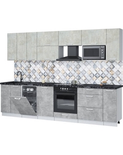 Кухонный гарнитур Интерлиния Мила Лайт 3.0-ПМ4