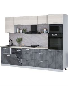 Кухонный гарнитур Интерлиния Мила Лайт 2.9-ПМ1