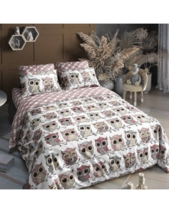Комплект постельного белья LUXOR Тинейджер Совушки 1.5сп Luxor