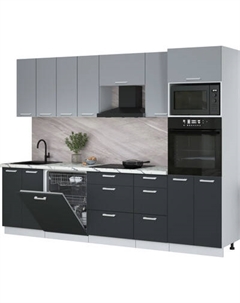 Кухонный гарнитур Интерлиния Мила Лайт 2.8-ПМ1