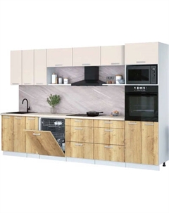 Кухонный гарнитур Интерлиния Мила Лайт 3.3-ПМ1-2