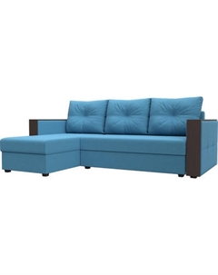 Диван угловой Лига Диванов Валенсия Лайт левый / 125974L Лига диванов