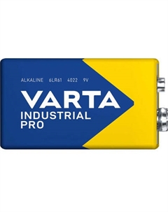 Батарейка Varta Industrial 9V/6LR61 Alkaline 9V / 4022 211 501