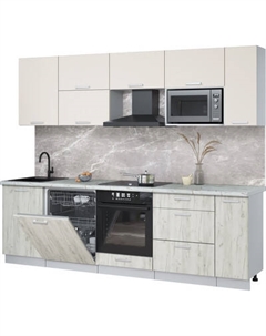 Кухонный гарнитур Интерлиния Мила Лайт 2.6-ПМ2