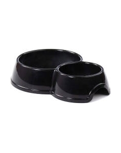 Миска для животных Полесье №9 двойная / 44495