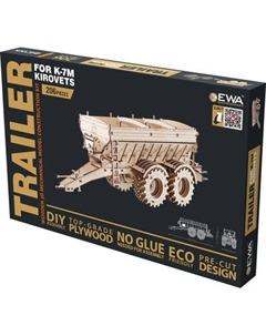 Прицеп игрушечный EWA Для Кировец К-7М Ewa