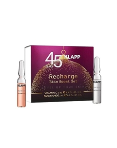 Рождественский набор для лица Recharge Skin Boost Set 45+ 6 Klapp cosmetics