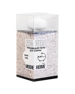 Мерцающая соль для ванны SPA VIBE аромат молоко и мед 700 Moshe home