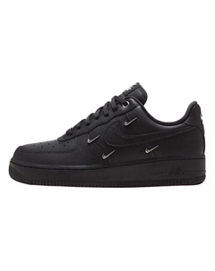 Кроссовки Air Force 1 Low 07 Lx Black Silver Mini Swoosh Nike