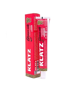 Зубная паста для девушек GLAMOUR ONLY Земляничный смузи без фтора 75 Klatz