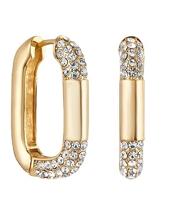 Серьги Lux кольца Amante crystal