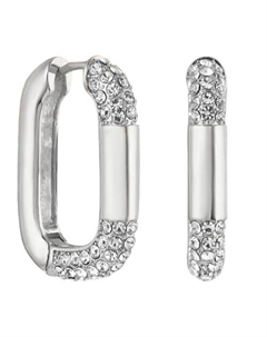 Серьги Lux кольца Amante crystal