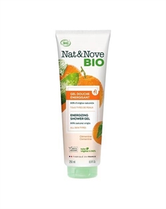 Бодрящий гель для душа Nat & Nove Bio Shower Gel 250 Keranove