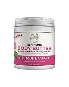 Масло для тела для обновления кожи с экстрактом гибискуса и папайи 237 Petal fresh