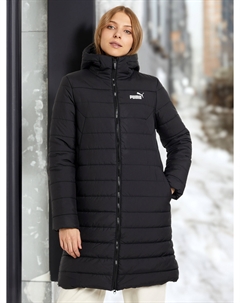 Куртка удлиненная женская ESS Hooded Padded, Черный Puma