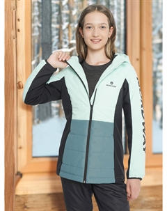 Куртка утепленная для девочек, Зеленый Nordway