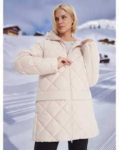 Пуховик женский, Бежевый Glissade