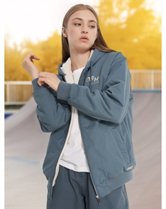 Куртка утепленная женская оверсайз, Серый Термит