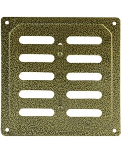 Решетка вентиляционная Нора-М 160x160 с заслонкой / 6614 Нора-м