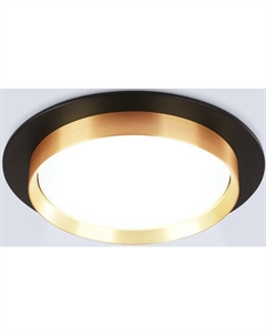 Точечный светильник Ambrella TU5020 BK/GD