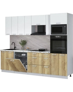 Кухонный гарнитур Интерлиния Мила Лайт 2.7-ПМ1