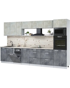 Кухонный гарнитур Интерлиния Мила Лайт 3.5-ПМ3