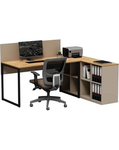 Письменный стол Crafto Тор Хлоя с тумбой 04 178x140x75