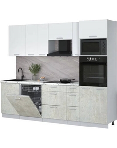 Кухонный гарнитур Интерлиния Мила Лайт 2.6-ПМ1