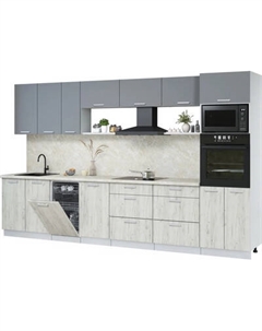 Кухонный гарнитур Интерлиния Мила Лайт 3.5-ПМ3