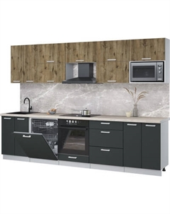 Кухонный гарнитур Интерлиния Мила Лайт 3.0-ПМ2