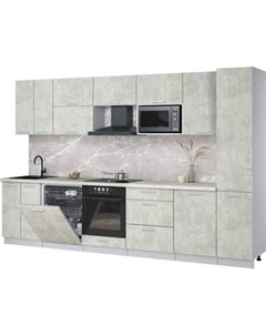 Кухонный гарнитур Интерлиния Мила Лайт 3.3-ПМ2