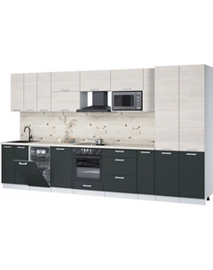 Кухонный гарнитур Интерлиния Мила Лайт 3.8-ПМ4