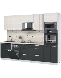 Кухонный гарнитур Интерлиния Мила Лайт 2.85-ПМ3