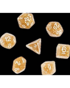 Набор кубиков для настольной игры Sima-Land Дайсы для D&D Янтарь / 6935248 Sima-land