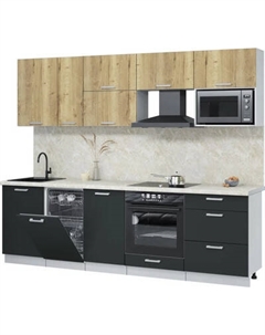 Кухонный гарнитур Интерлиния Мила Лайт 2.6-ПМ4