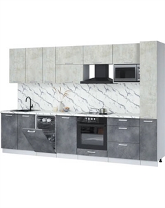 Кухонный гарнитур Интерлиния Мила Лайт 3.2-ПМ4