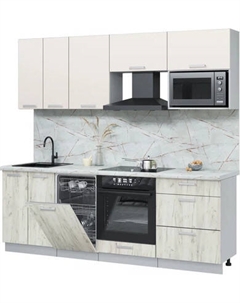 Кухонный гарнитур Интерлиния Мила Лайт 2.25-ПМ4