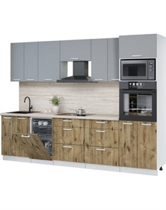 Кухонный гарнитур Интерлиния Мила Лайт 2.85-ПМ3