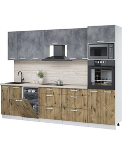 Кухонный гарнитур Интерлиния Мила Лайт 2.85-ПМ3