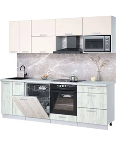 Кухонный гарнитур Интерлиния Мила Лайт 2.4-ПМ2