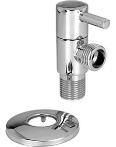 Вентильный кран Valfex 1/2"НРx1/2"НР с отражателем / VF.395.N.012.012