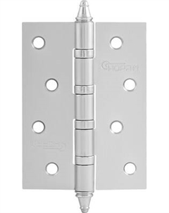 Петля дверная Нора-М 4"-4ВВ CP AC 100x75x2.5 универсальная Нора-м