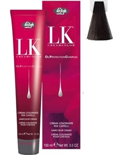 Крем-краска для волос Lisap LK Creamcolor OPC тон 4/78