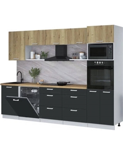 Кухонный гарнитур Интерлиния Мила Лайт 2.9-ПМ1